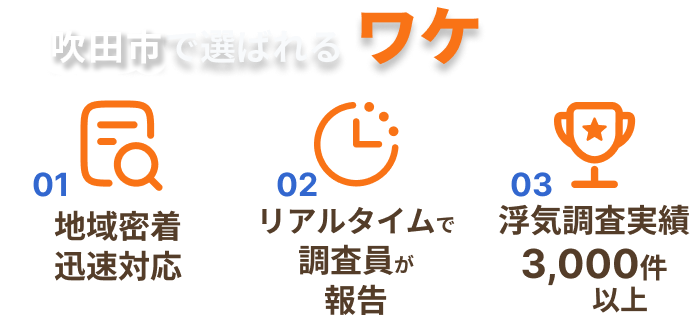 吹田市で選ばれるワケ